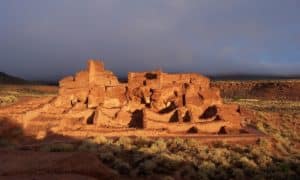 Storm clearing over Wupatki Pueblo | NPS Photo by Marge Ullmann