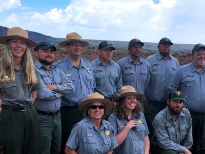 Kayci Cook Collins and NPS Crew