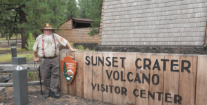 VIP Floy Healer at Sunset Crater Visitor Center