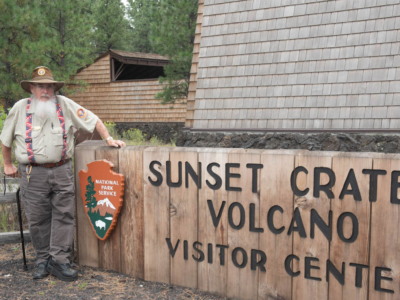 VIP Floy Healer at Sunset Crater Visitor Center